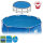 Happy People Solarcover für Stahlrahmenpool Blau