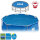 Happy People Solarcover für Stahlrahmenpool Blau 360cm