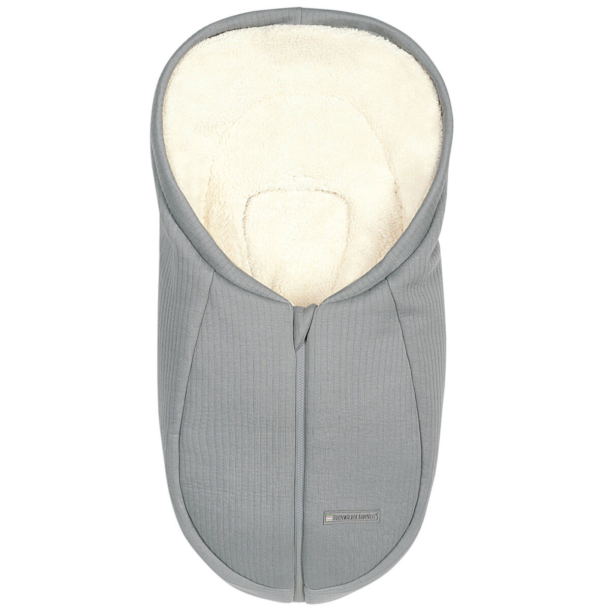 Odenwälder BabyNest Odenwälder Fußsäckchen BabyNest SWEAT Grey Grau