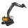 Jamara Ferngesteuerter Bagger Volvo EC160E Metal 1:16 2,4GHz Destruction-Set