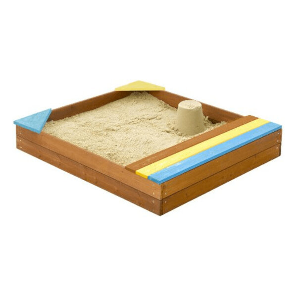 Authentic Sports Plum Sandkasten aus Holz mit Aufbewahrungsbox
