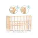 Fillikid Beistellbett Nino 90x45 cm Natur