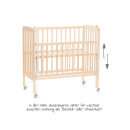 Fillikid Beistellbett Nino 90x45 cm Natur