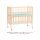 Fillikid Beistellbett Nino 90x45 cm Natur