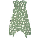 Alvi Sleep-Overall Light Granite Animals 110 cm