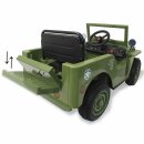 Jamara Elektrofahrzeug Jeep Willys MB Army grün