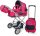 Knorrtoys 61466 pink Puppenwagen LUKE mit Trolley
