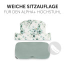 Hauck Sitzkissen Highchair Pad Select Jersey Leaves Mint