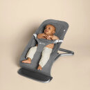 Ergobaby Evolve Bouncer Babywippe für Neugeborene Charcoal Grey
