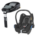 Maxi-Cosi Babyschale Cabriofix Essential Black mit FamilyFix