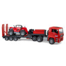 Bruder MAN TGA Tieflader mit Manitou Teleskoplader MLT 633