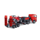 Bruder MAN TGA Tieflader mit Manitou Teleskoplader MLT 633