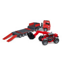 Bruder MAN TGA Tieflader mit Manitou Teleskoplader MLT 633