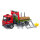 Bruder MB Arocs Holztransport-LKW mit Ladekran, Greifer + 3 Baumstämme
