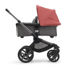 Bugaboo Kinderwagen Fox 5 Graphit - Grau Meliert Sunrise Red