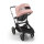 Bugaboo Kinderwagen Fox 5 Graphit - Mitternachtsschwarz Morning Pink