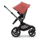 Bugaboo Kinderwagen Fox 5 Graphit - Mitternachtsschwarz Sunrise Red