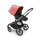Bugaboo Kinderwagen Fox 5 Graphit - Mitternachtsschwarz Sunrise Red