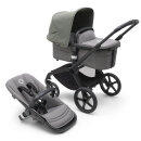 Bugaboo Kinderwagen Fox 5 Schwarz - Grau Meliert Forest...