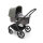 Bugaboo Kinderwagen Fox 5 Schwarz - Grau Meliert Forest Green