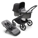 Bugaboo Kinderwagen Fox 5 Schwarz - Grau Meliert Midnight...