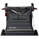 Qeridoo Fahrradanhänger Kidgoo 2 Steel Grey
