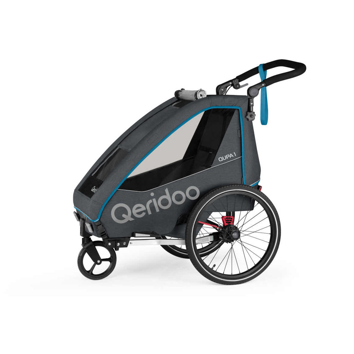 Qeridoo Fahrradanhänger Qupa 1 Blue