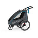 Qeridoo Fahrradanhänger Qupa 1 Modell 2023 Blue