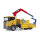 Bruder 03551 Scania Super 560R Baustellen-LKW mit Kran + 2 Paletten