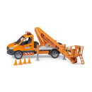 Bruder MB Sprinter Arbeitsbühne mit Light + Sound Modul