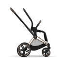 Cybex Priam Rahmen Rosegold und Lux Sepia Black