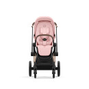 Cybex Priam  Rahmen Rosegold  und Seat Pack Peach Pink Kollektion 2024