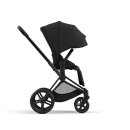 Cybex Priam Rahmen Matt Schwarz und Seat Pack Sepia Black Kollektion 2024
