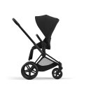 Cybex Priam Rahmen Matt Schwarz und Seat Pack Sepia Black Kollektion 2024