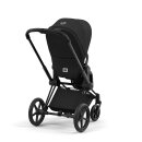 Cybex Priam Rahmen Matt Schwarz, Lux und Seat Pack Sepia Black Kollektion 2024