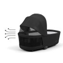 Cybex Priam Rahmen Matt Schwarz, Lux und Seat Pack Sepia Black Kollektion 2024