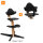 Stokke® Nomi® Hochstuhl inkl. GRATIS Baby Set Eiche - Black