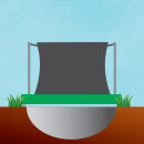 BERG Favorit Trampolin - InGround + Safety Net Comfort