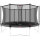 Berg Favorit Trampolin Regular Grau Levels 430 cm, Sicherheitsnetz Comfort #1