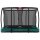 Berg Ultim Champion Trampolin InGround 330 cm, Sicherheitsnetz Deluxe Grün