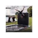 Berg Ultim Pro Bouncer Trampolin Flatground Schwarz 500 cm. Aerowall 2x2