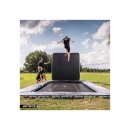 Berg Ultim Pro Bouncer Trampolin Flatground Schwarz 500 cm. Aerowall 2x2