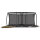 Berg Ultim Pro Bouncer Trampolin Flatground Schwarz 500 cm, Sicherheitsnetz Deluxe XL