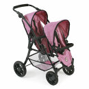 Bayer Chic 2000 Tandem-Buggy Twinny Jeans pink