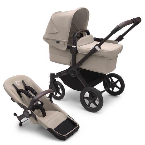 Bugaboo Donkey 5 Mono Kombikinderwagen Komplett Schwarz -...