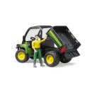 Bruder John Deere Gator XUV 855D mit Fahrer