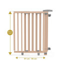 Geuther by reer Treppenschutzgitter 2733 67 - 95 cm Holz