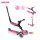 Globber Roller Go-Up Sporty Plus Lights mit Leuchtrollen