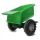 Jamara Anhänger für Traktor Power Drag/Big Wheel grün