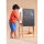 TiSsi® Lernturm Aufbewahrungsbox / Kreidebox grau